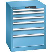 Dielenské zásuvkové skrine Lista, 6 zásuviek, 564x572x700mm