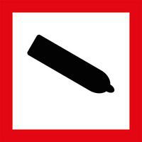 Výstražná CLP tabuľka Manutan Expert - Stlačený plyn, hliník, 300 x 300 mm