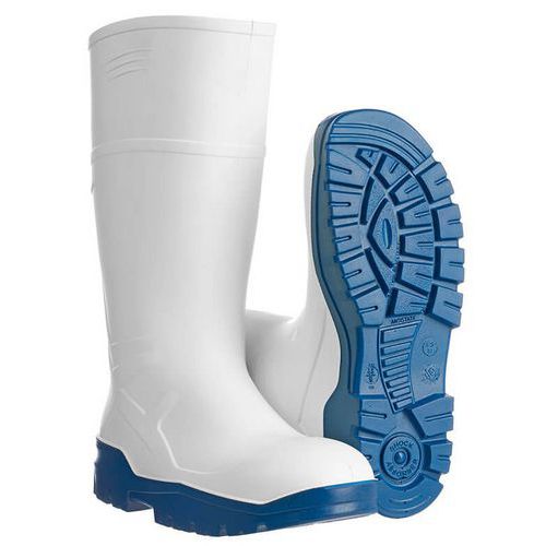 Steelite gumáky PU Safety S5 CI FO, biela