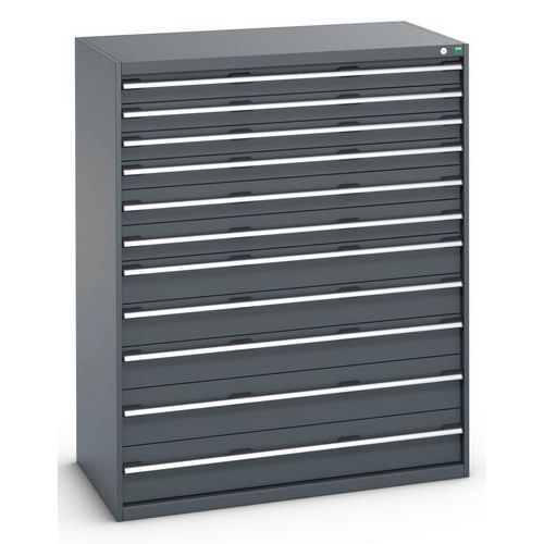 Dielenské zásuvkové skrine Bott Cubio 200, 160 x 130 x 65-75 cm, 11 zásuviek