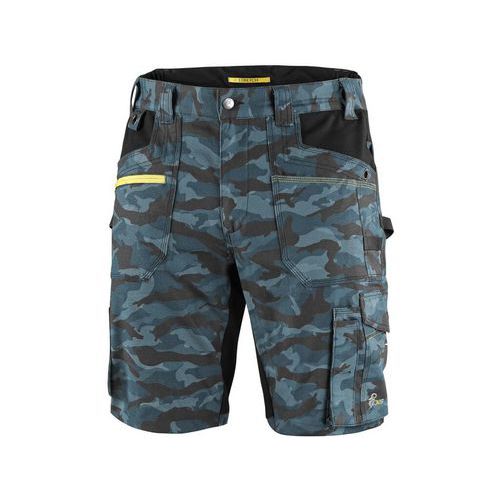 Kraťasy CXS STRETCH, pánske, maskáčové modré