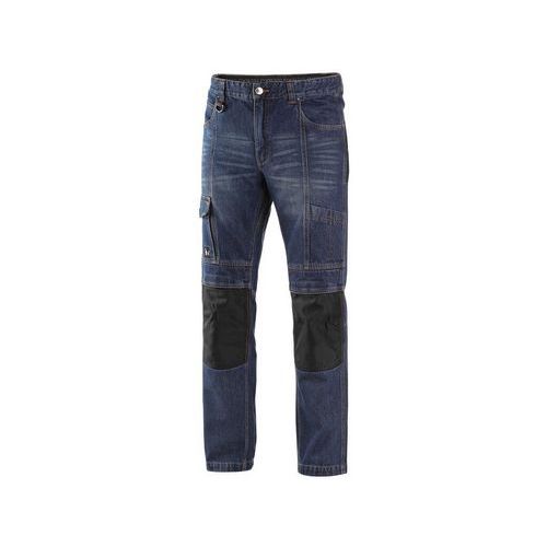 Nohavice jeans NIMES I, pánske, modro-čierne