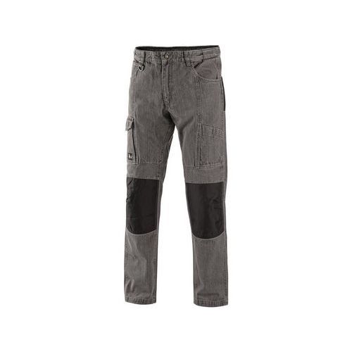 Nohavice jeans NIMES III, pánske, šedo-čierne