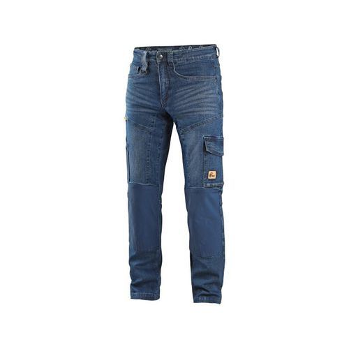 Nohavice jeans CXS ALBI, pánske, modré