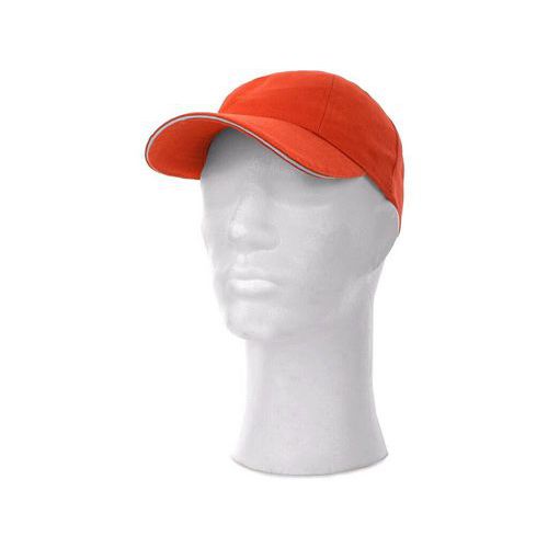 Čiapka CXS JACK so šiltom, tmavo oranžová