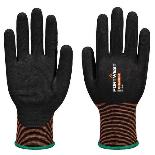 Nitrilové rukavice GP Grip 18 Smooth/Sandy, čierna