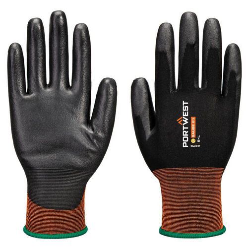 Rukavice GP Grip 21 PU, čierna