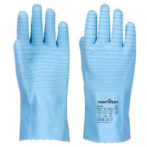 Latexová rukavica FD Chem B, modrá