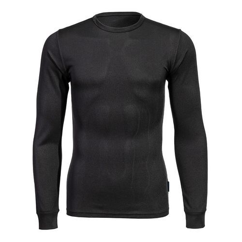 Dámsky nátelník top L/S, čierna