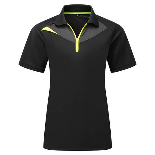 DX4 Dámske Polo tričko S/S, čierna