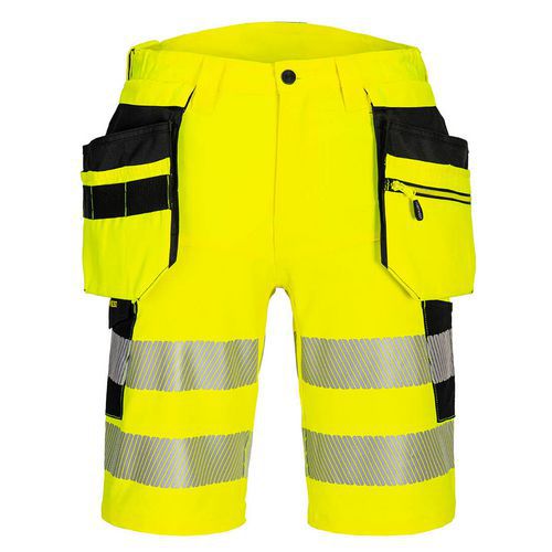 DX4 Hi-Vis Holster Šortky, čierna/žltá