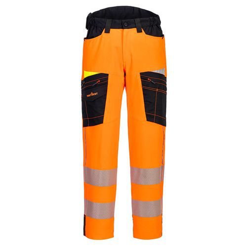 DX4 Hi-Vis servisné nohavice, čierna/oranžová
