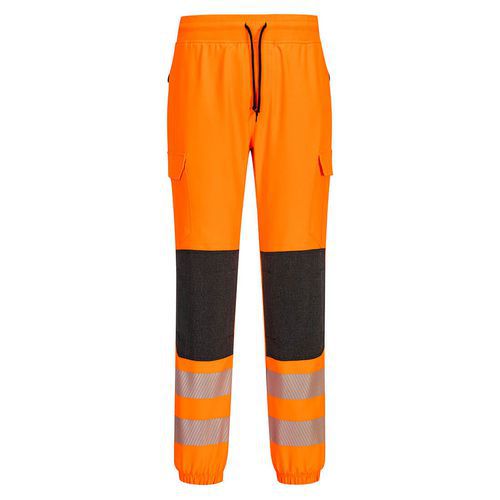 PW3 Hi-Vis Flexi Jogger, čierna/oranžová