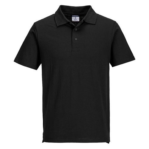 Ľahké Jersey polo-tričko (48 v krabici), čierna