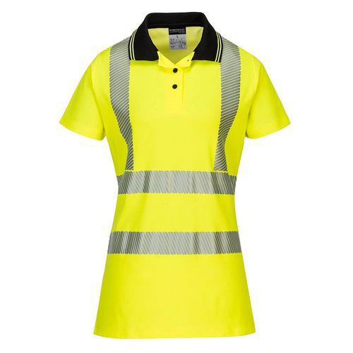 Dámske Pro Polo tričko, čierna/žltá