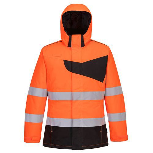 Zimná bunda PW2 Hi-Vis, čierna/oranžová