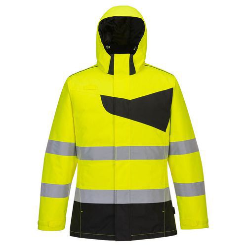 Zimná bunda PW2 Hi-Vis, čierna/žltá