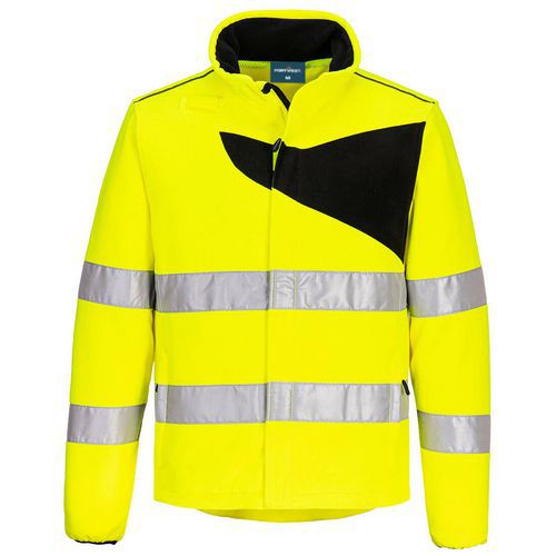 PW2 Hi-Vis Fleece, čierna/žltá