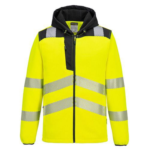Hi-Vis Technical Fleece, čierna/žltá