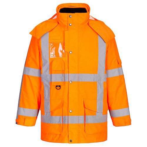 RWS Hi-Vis 3v1 Traffic bunda, oranžová