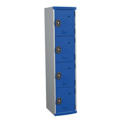 Montované šatníky Optimum, 4 boxy, cylindrický zámok Montované šatníky Optimum, 4 boxy, cylindrický zámok