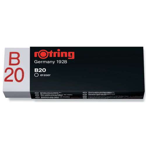 Guma mazacia Rotring Rapid-Eraser B20, 20 ks Guma mazacia Rotring Rapid-Eraser B20, 20 ks