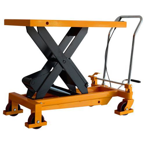 Mobilný zdvíhací hydraulický stôl Lift, do 750 kg, doska 100 x 51 cm