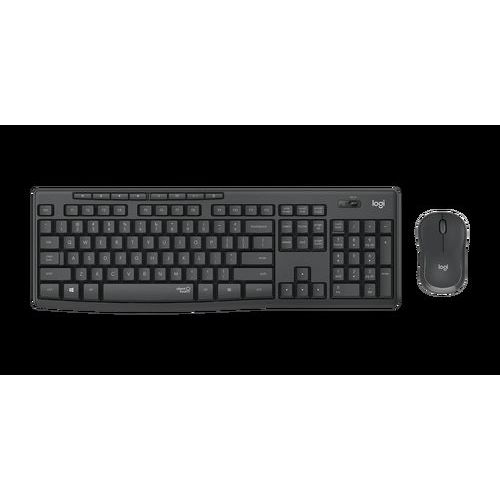 Súprava bezdrôtovej klávesnice a myši Logitech MK295 Silent Wireless, CZ/SK, čierna