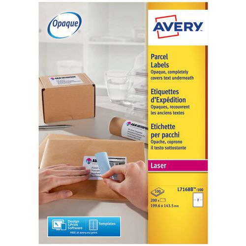 Samolepiace etikety Avery