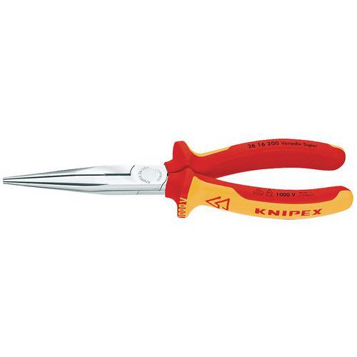 Polguľaté kliešte Knipex s čepieľkami, dĺžka 160 -200 mm