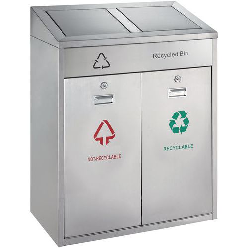Odpadkový kôš na separovaný odpad 2x21 l – Vepabins