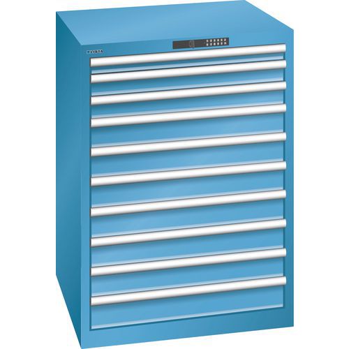 Dielenské zásuvkové skrine LISTA, nosnosť 75 až 200 kg, 717x725 mm