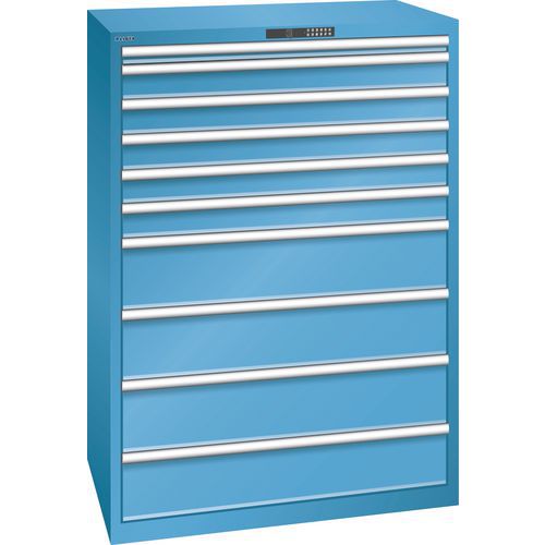 Dielenské zásuvkové skrine LISTA, nosnosť 75 až 200 kg, 1023x725 mm