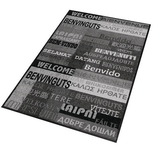 Déco Design™ New Welcome interiérové čistiace rohože, sivé