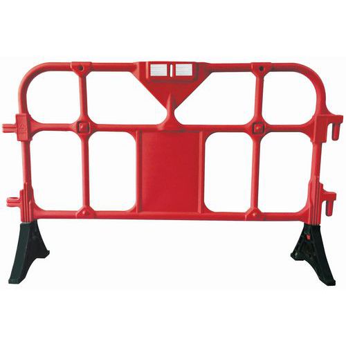 Prestaviteľné plastové zábrany Manutan Expert, 150 cm Prestaviteľné plastové zábrany Manutan Expert, 150 cm