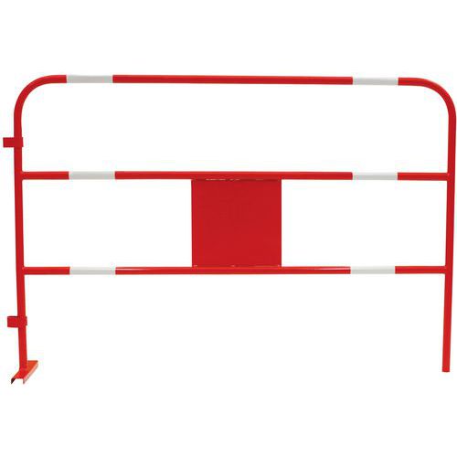 Kovové mobilné zábrany Manutan Expert, dĺžka 150 cm