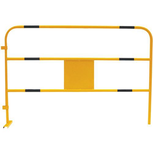 Kovové mobilné zábrany Manutan Expert, dĺžka 150 cm