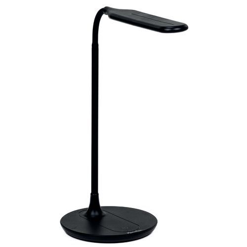 LED stolová lampa Manutan Expert, čierna
