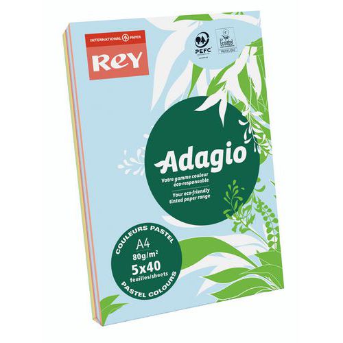 Farebný papier Adagio, 500 listov