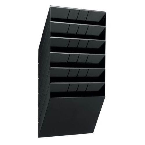 Nástenné stojany na brožúry Flexibox, výška 62 cm, šírka 34,8 cm
