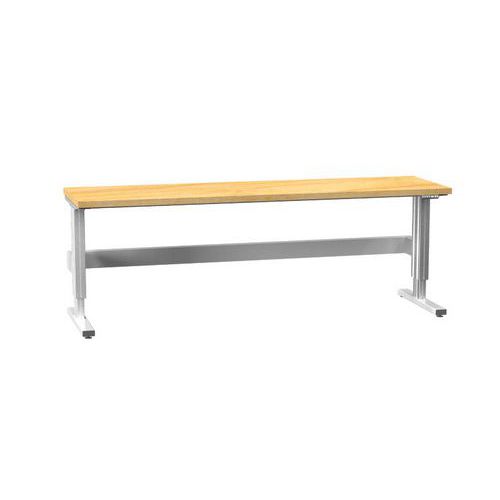 Elektricky nastaviteľné ERGO stoly, 2500 x 700 x 770 (1170) mm, MULTIPLEX