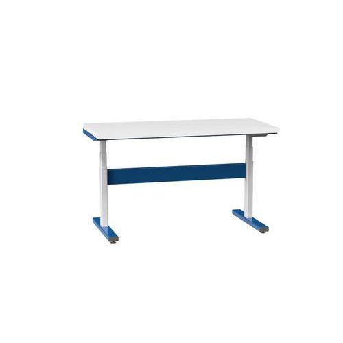 Elektrické nastaviteľné ERGO stoly, 1500 x 700 x 660 (1100) mm, LAMINO