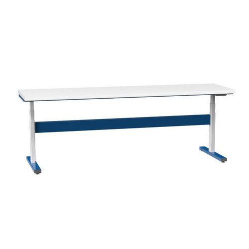 Elektrické nastaviteľné ERGO stoly, 2500 x 700 x 660 (1100) mm, LAMINO