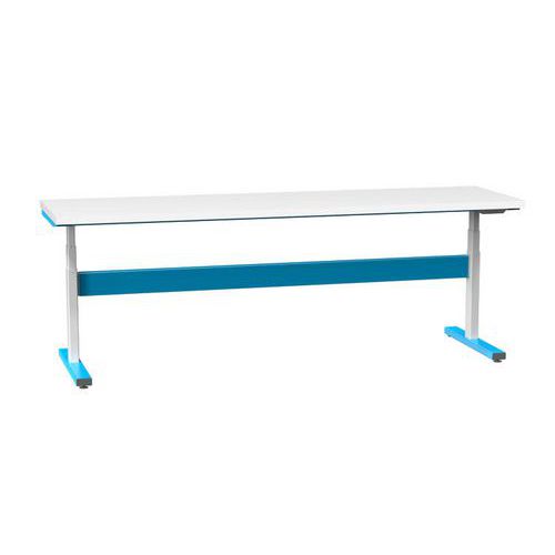 Elektrické nastaviteľné ERGO stoly, 2500 x 700 x 660 (1100) mm, LAMINO