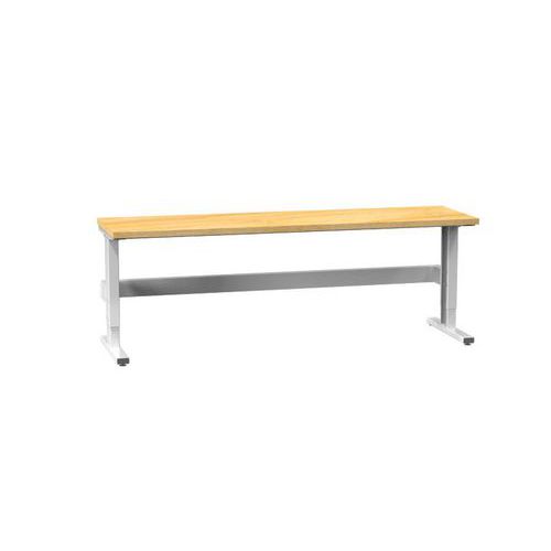Krokovo nastaviteľné ERGO stoly, 2500 x 700 x 770 (1170) mm, MULTIPLEX