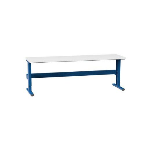 Krokovo nastaviteľné ERGO stoly, 2500 x 700 x 770 (1170) mm, LAMINO
