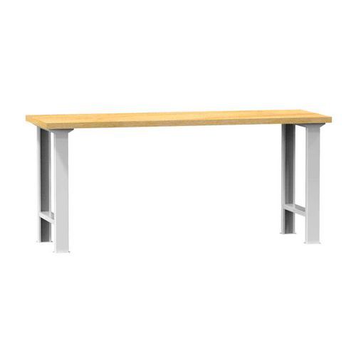 Dielenský stôl KOMBI AB5725, 2500 x 700 x 890 mm, BUK