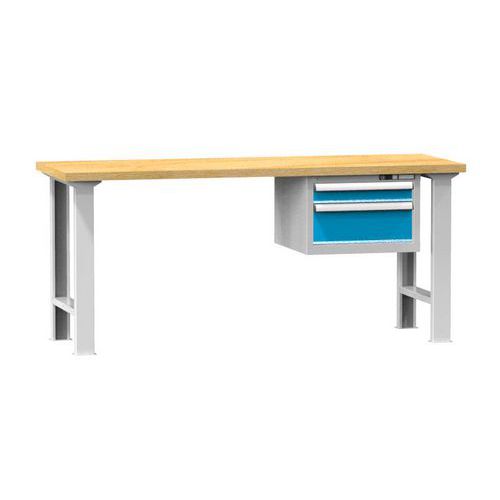 Dielenské stoly KOMBI BB4820, 2000 x 800 x 880 mm, BUK