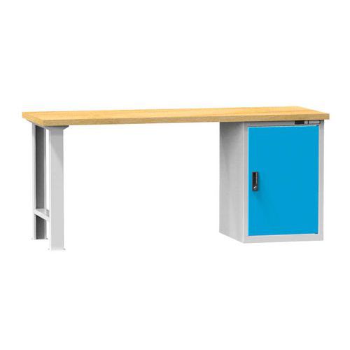 Dielenské stoly KOMBI CB5725, 2500 x 700 x 890 mm, BUK