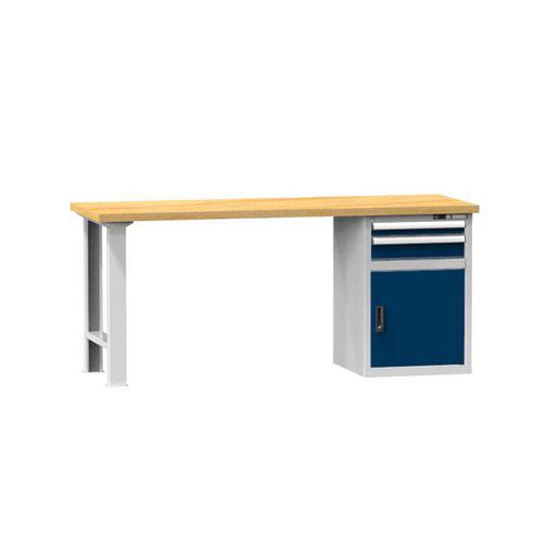 Dielenské stoly Kombi so skrinkou a 2 zásuvkami, 88 x 200 x 70 cm, buk Dielenské stoly Kombi so skrinkou a 2 zásuvkami, 88 x 200 x 70 cm, buk